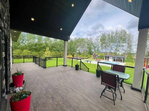 9110 100 Ave, La Crete, AB - Outdoor With Deck Patio Veranda With Exterior
