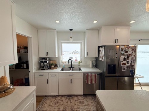 10406 105 Ave, La Crete, AB - Indoor Photo Showing Kitchen With Double Sink