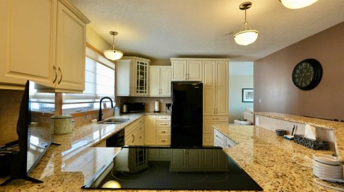 8101 95 Street, Peace River, AB - Indoor Photo Showing Kitchen With Double Sink
