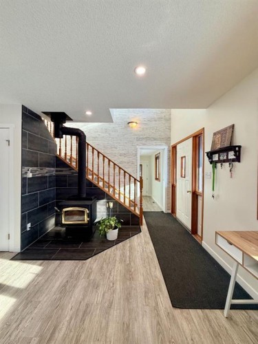 9202 95 Ave, La Crete, AB - Indoor With Fireplace