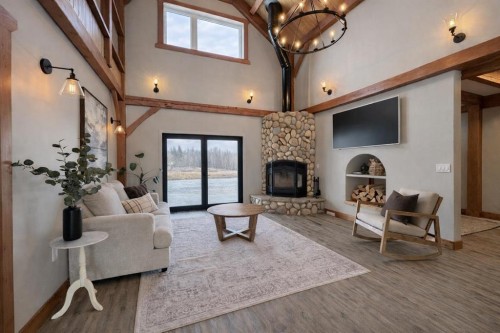 50047 774A Township, Rycroft, AB - Indoor With Fireplace