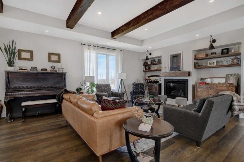 A-720017 Range Road 54, Rural Grande Prairie No. 1, County Of, AB - Indoor Photo Showing Living Room With Fireplace