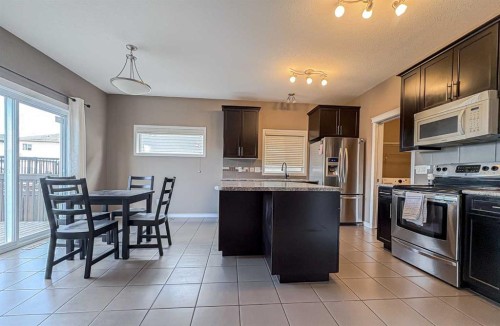 9510 Willow Drive, Grande Prairie, AB - Indoor Photo Showing Kitchen With Stainless Steel Kitchen