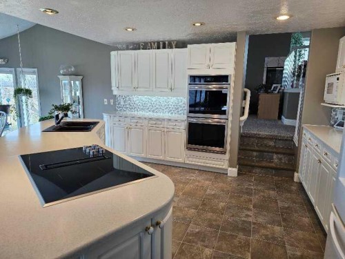 17423 Highway 2, High Prairie, AB - Indoor Photo Showing Kitchen With Double Sink