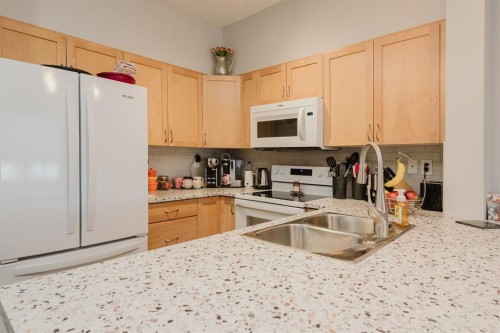 315-12330 102 Street, Grande Prairie, AB - Indoor Photo Showing Kitchen With Double Sink