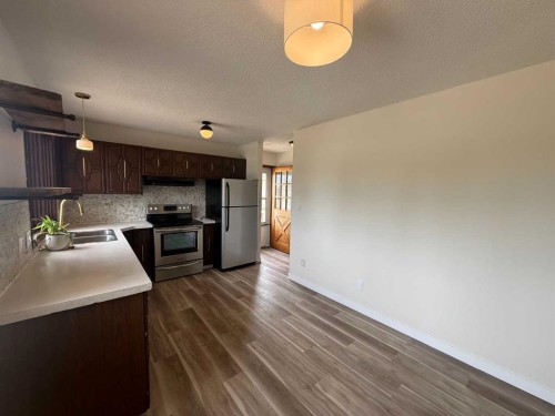 105 4Th, Falher, AB - Indoor Photo Showing Kitchen With Double Sink