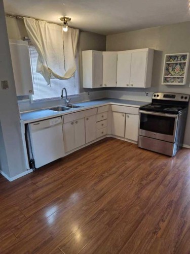 707 3 Avenue, Beaverlodge, AB - Indoor Photo Showing Kitchen With Double Sink