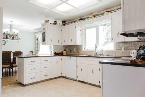 9915 101 Avenue, Clairmont, AB - Indoor Photo Showing Kitchen With Double Sink