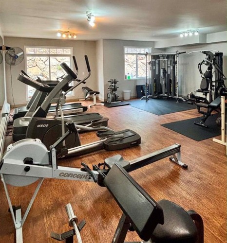 109-160 Moberly Road, Grande Cache, AB - Indoor Photo Showing Gym Room