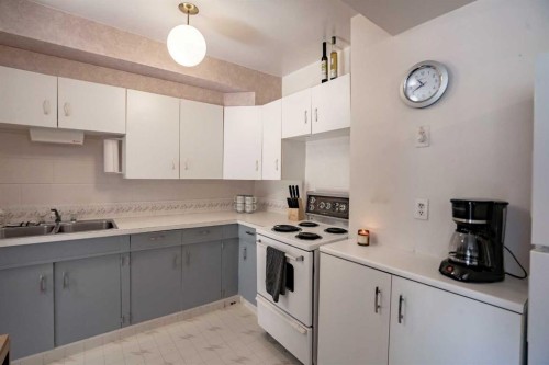5-8808 96 Street, Peace River, AB - Indoor Photo Showing Kitchen With Double Sink