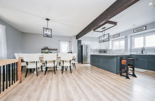 31050 43 Highway, Bezanson, AB - Indoor Photo Showing Dining Room