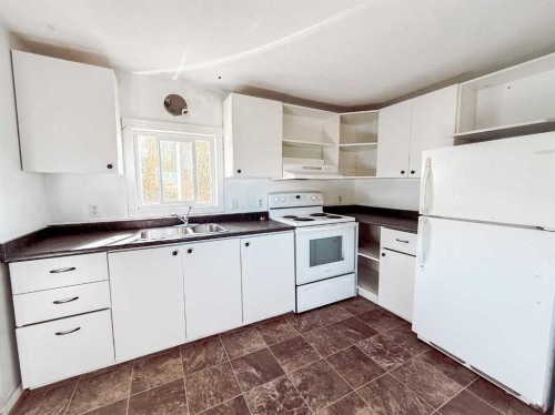 30010B 765 Township, Peoria, AB - Indoor Photo Showing Kitchen With Double Sink