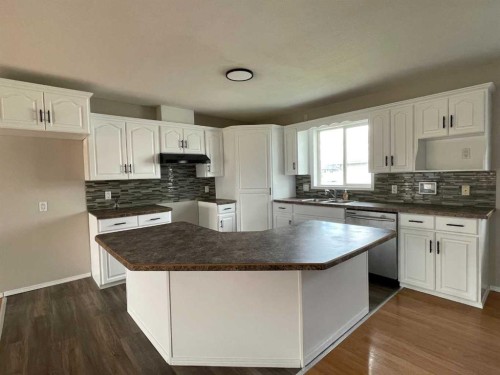 12 Bison Crescent, High Level, AB - Indoor Photo Showing Kitchen With Double Sink