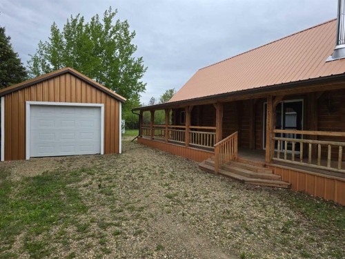 5017 50 Avenue, Berwyn, AB - Outdoor With Deck Patio Veranda With Exterior