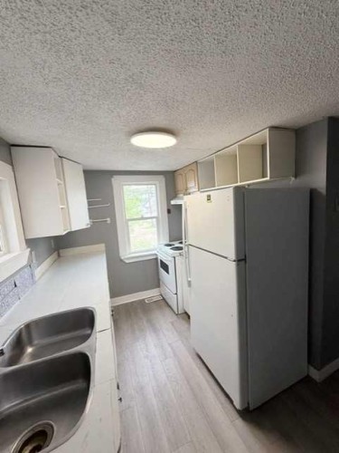 10030 102 Street, Peace River, AB - Indoor Photo Showing Kitchen With Double Sink