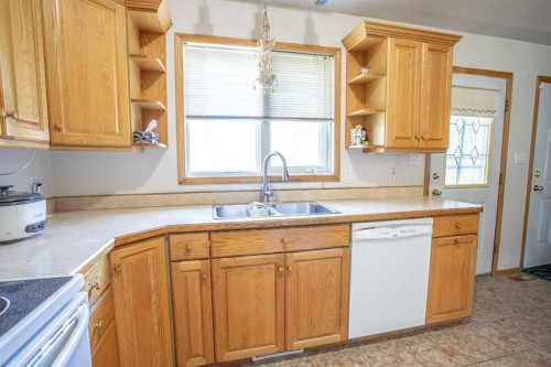 10415 106 Street, High Level, AB - Indoor Photo Showing Kitchen With Double Sink