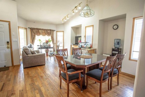 10415 106 Street, High Level, AB - Indoor Photo Showing Living Room With Fireplace