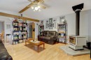 10115 99 Avenue, Bezanson, AB  - Indoor Photo Showing Living Room With Fireplace 