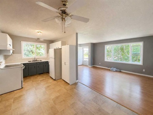 9309 103 Avenue, Grande Prairie, AB - Indoor Photo Showing Kitchen With Double Sink