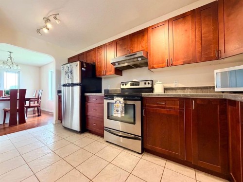4611 44 Street, Rycroft, AB - Indoor Photo Showing Kitchen With Stainless Steel Kitchen