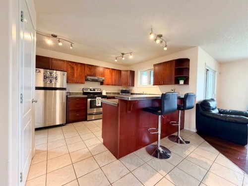4611 44 Street, Rycroft, AB - Indoor Photo Showing Kitchen With Stainless Steel Kitchen