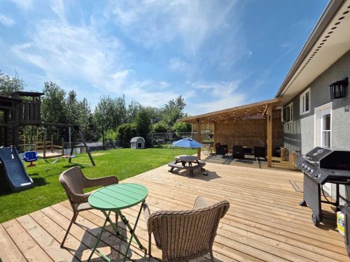 10237 97 Ave, Grande Cache, AB - Outdoor With Deck Patio Veranda With Exterior