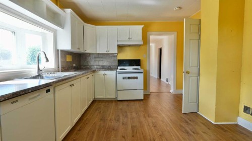 10111 106 Avenue, Peace River, AB - Indoor Photo Showing Kitchen With Double Sink