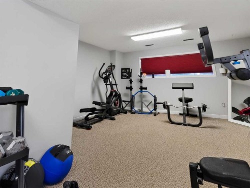 727 Oak Drive, Beaverlodge, AB - Indoor Photo Showing Gym Room