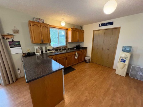 10313 89 Street, Peace River, AB - Indoor Photo Showing Kitchen With Double Sink
