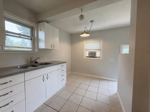 4653 55Th Avenue, High Prairie, AB - Indoor Photo Showing Kitchen With Double Sink