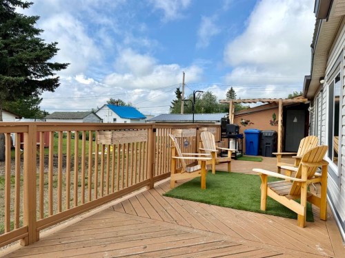 4612 48 Street, Rycroft, AB - Outdoor With Deck Patio Veranda With Exterior