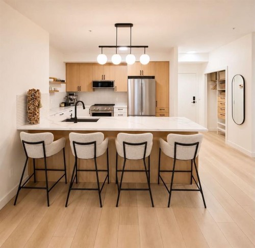 101-160 Moberly Road, Grande Cache, AB - Indoor Photo Showing Kitchen