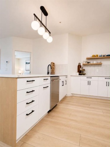 101-160 Moberly Road, Grande Cache, AB - Indoor Photo Showing Kitchen