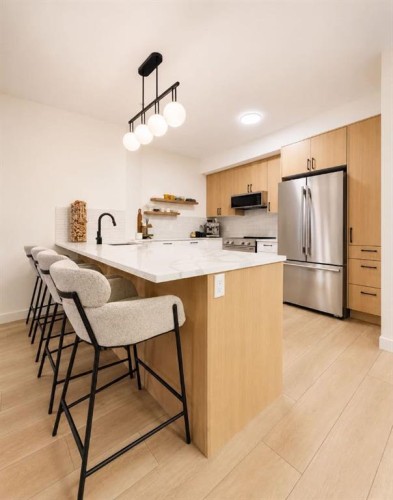 101-160 Moberly Road, Grande Cache, AB - Indoor Photo Showing Kitchen