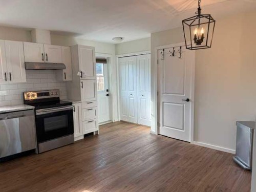 10205 103 Street, High Level, AB - Indoor Photo Showing Kitchen With Stainless Steel Kitchen