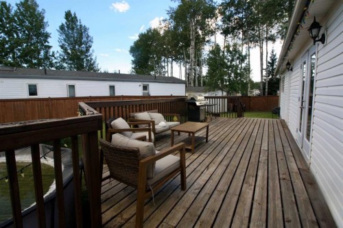 45 Dragonfly Crescent, High Level, AB - Outdoor With Deck Patio Veranda With Exterior