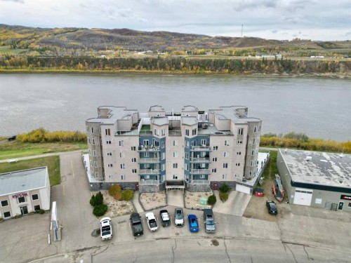 202-9810 94 Street, Peace River, AB - Outdoor With Body Of Water With View