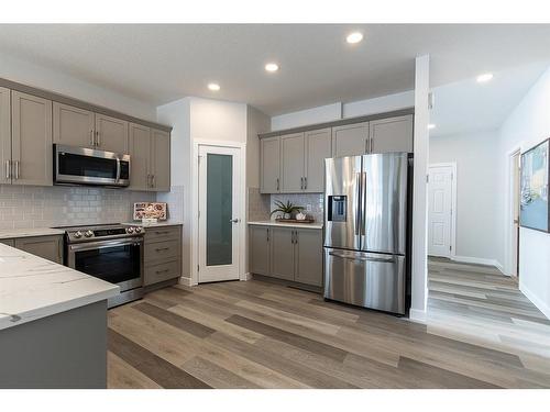 191 Hamptons Crescent Se, Medicine Hat, AB - Indoor Photo Showing Kitchen With Upgraded Kitchen