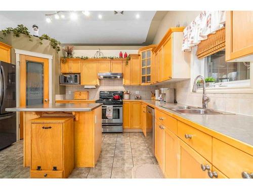 372 East 6 Avenue, Dunmore, AB - Indoor Photo Showing Kitchen With Double Sink