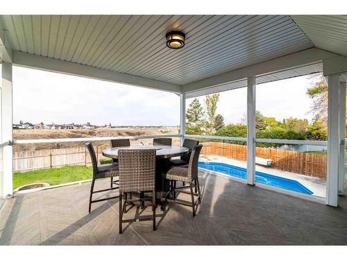 252 Seven Persons Drive Sw, Medicine Hat, AB - Outdoor With In Ground Pool With Deck Patio Veranda With Exterior