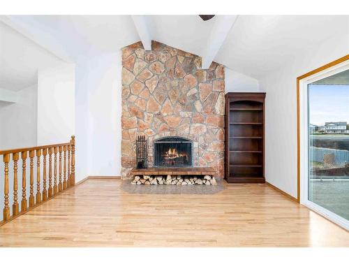 252 Seven Persons Drive Sw, Medicine Hat, AB - Indoor With Fireplace