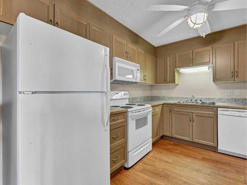 322-3090 15 Avenue Se, Medicine Hat, AB - Indoor Photo Showing Kitchen With Double Sink