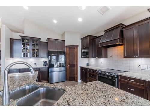 78 Sundance Road Sw, Medicine Hat, AB - Indoor Photo Showing Kitchen With Double Sink