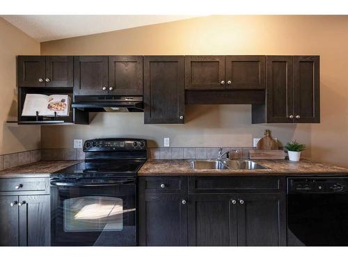 319 Somerset Row Se, Medicine Hat, AB - Indoor Photo Showing Kitchen With Double Sink