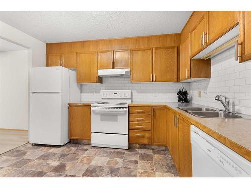 135-1480 Southview Drive Se, Medicine Hat, AB - Indoor Photo Showing Kitchen With Double Sink