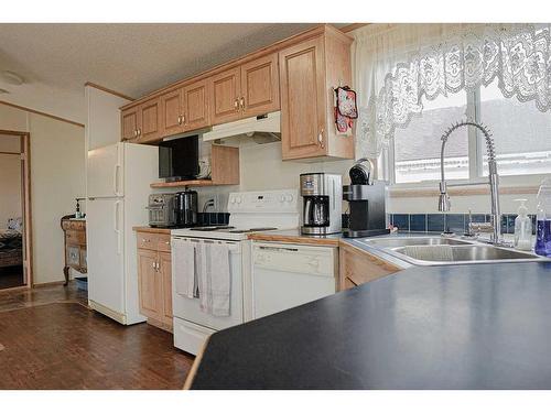 339 1 Street Ne, Redcliff, AB - Indoor Photo Showing Kitchen With Double Sink