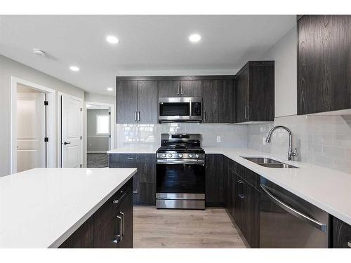 170 Somerset Way Se, Medicine Hat, AB - Indoor Photo Showing Kitchen With Double Sink With Upgraded Kitchen