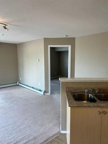 201-1616 Saamis Drive Nw, Medicine Hat, AB - Indoor Photo Showing Kitchen With Double Sink