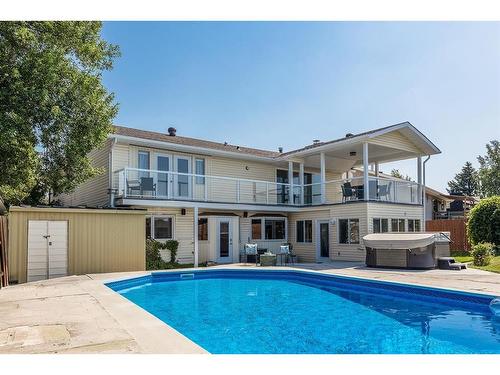 252 Seven Persons Drive Sw, Medicine Hat, AB - Outdoor With In Ground Pool With Exterior