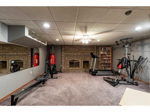 137 1 Street Nw, Medicine Hat, AB - Indoor Photo Showing Gym Room